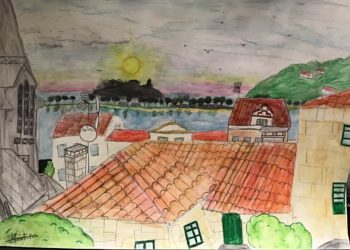Positivismo, alegría e cor marcan os debuxos do concurso «O que ves desde a túa xanela»