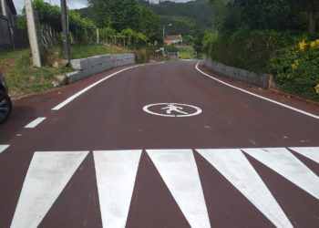 Rematan as obras de mellora da EP-2703 entre Pazos de Borbén e Ponteareas