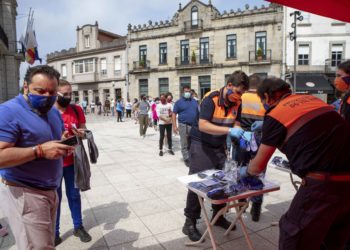 Gondomar reparte mascarillas higiénicas reutilizables entre los vecinos del municipio