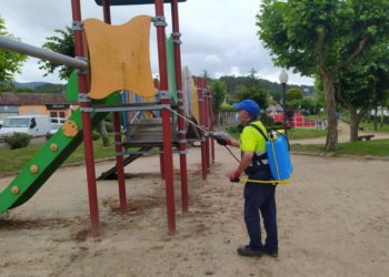 O Porriño sí abre sus parques infantiles con desinfección diaria incluida
