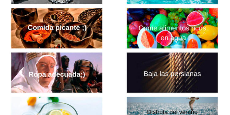 Contra el calor, 7 consejos