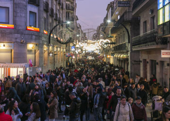 El centro de Vigo registró 4 millones de visitas durante la pasada Navidad, según Movistar