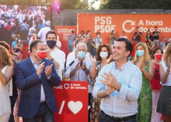Gonzalo Caballero pecha a súa campaña en Vigo: «Quero presidir Galicia para reconstruír o país»