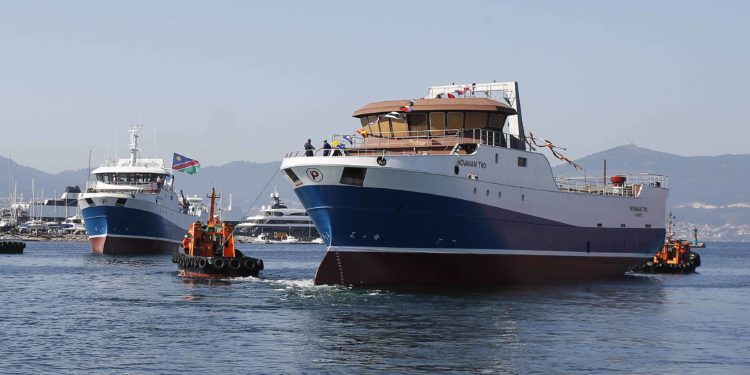 Nueva Pescanova bota el cuarto buque de su nueva flota, el ‘NovaNam Two’