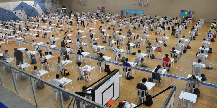 Récord de participación na ‘selectividade’ máis atípica