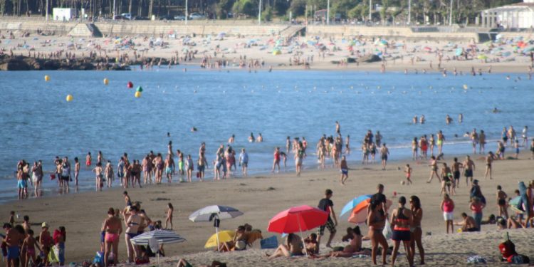 El área de Vigo roza los 40 grados en otra jornada de calor asfixiante