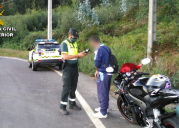Interceptado en Vigo el conductor de una moto con una tasa de alcohol que duplicaba la permitida
