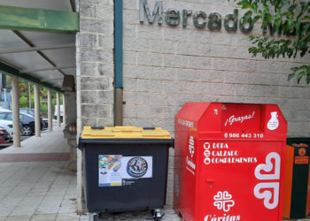 Tui instala colectores exclusivos para tapóns, que terán un fin solidario