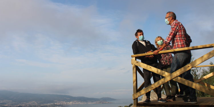 Nigrán crea un novo miradoiro con vistas ao mar en Camos