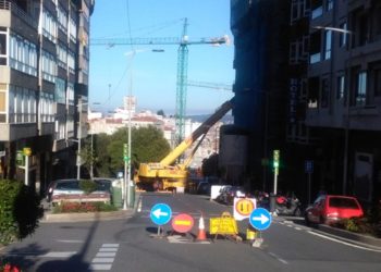 Las obras del Centro Vialia restringen de nuevo el tráfico en Vía Norte