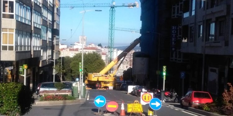 Las obras del Centro Vialia restringen de nuevo el tráfico en Vía Norte