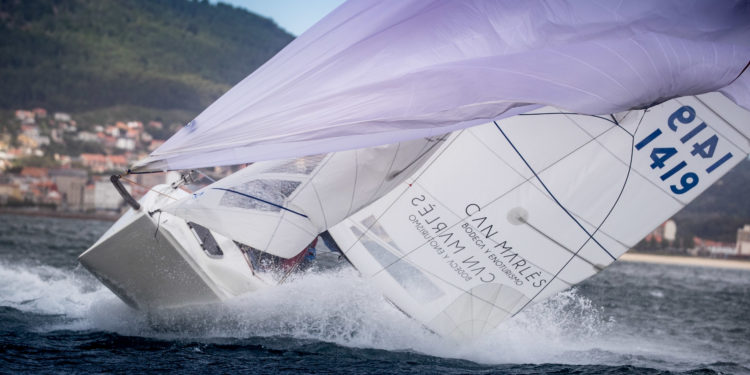 «Noticia» toma el mando en el Open de España de J70 en la Ría de Vigo