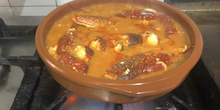 Arroz con bogavante en El Grillo