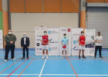 Basilio Porto, de As Neves, campeón gallego sub-15 de bádminton