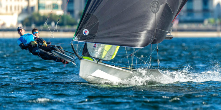 Suárez y Cantero muestran su jerarquía y Wizner y García aspiran al podio en el Nacional de 49er