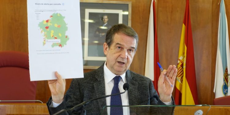 Caballero advierte de errores sobre el estado de Vigo en el ‘mapa covid’ de la Xunta