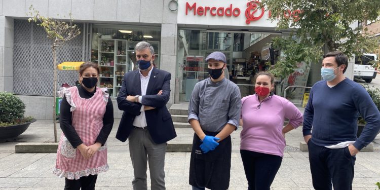 El PP de Vigo apoya a los comerciantes de O Progreso en su denuncia por los problemas de acceso al mercado