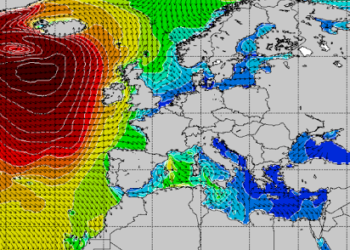 Vientos de fuerza 8 y olas de 6 metros ponen en alerta naranja las Rías Baixas