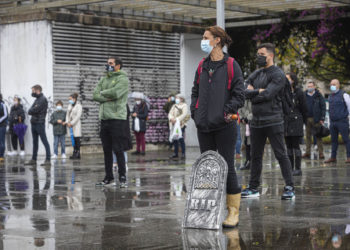 La hostelería de Vigo lleva sus protestas ante la Xunta de Galicia