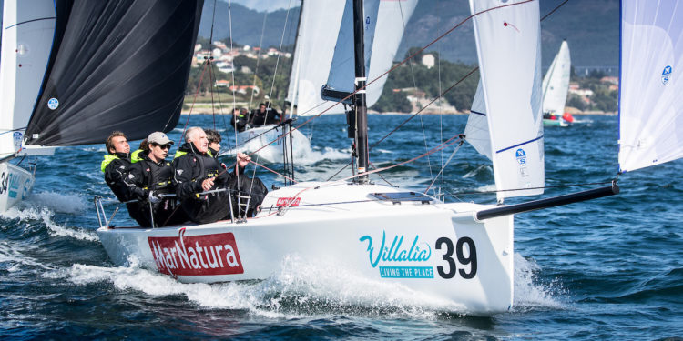 “Marnatura 1”, del vigués Luis Bugallo, vencedor del primer acto de las J70 Winter Series