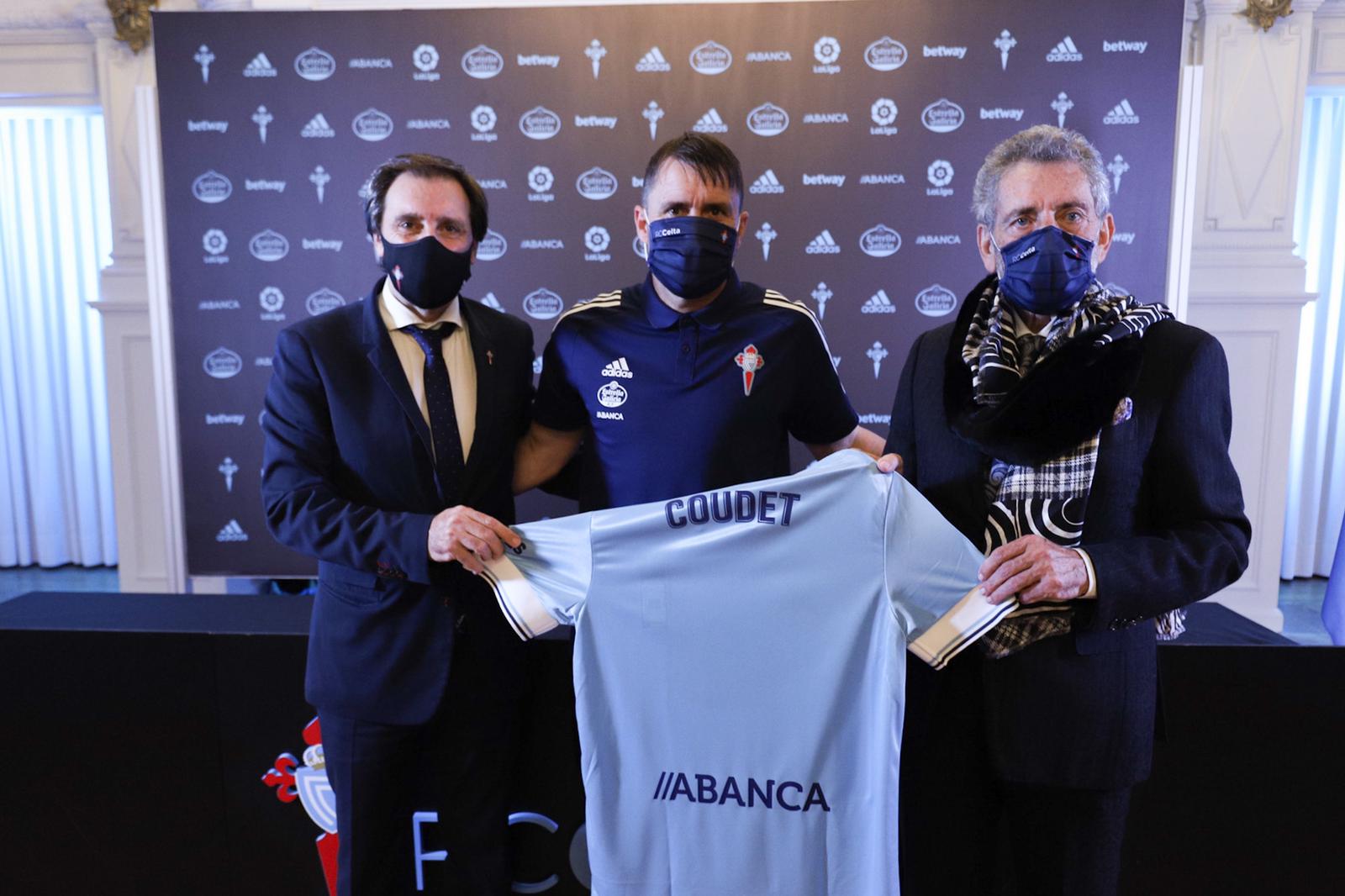 Presentación de Coudet (Foto: RC Celta).