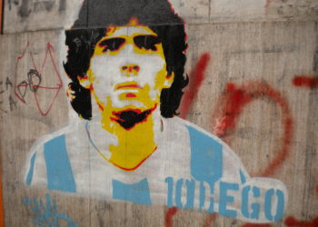 Yo vi jugar a D10S en el Santiago Bernabéu