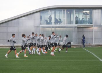 El Celta completa su primer entrenamiento en su nueva ciudad deportiva