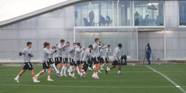 El Celta completa su primer entrenamiento en su nueva ciudad deportiva