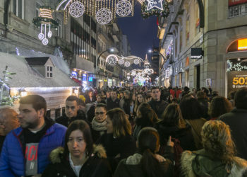 Vigo no dispondrá de cámaras y personal de refuerzo para controlar el aforo en el centro hasta la próxima semana