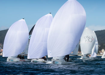 La flota de J70 regresa a la Ría de Vigo