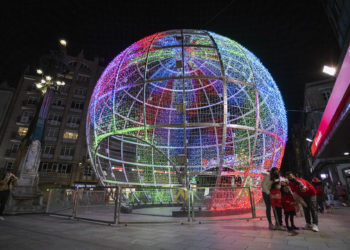 La lluvia amenaza la Nochebuena en Vigo, aunque el protagonista será el frío