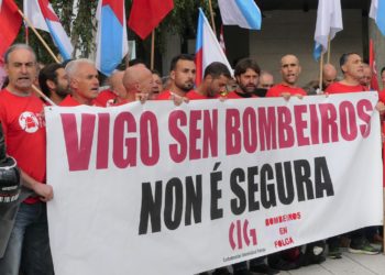 O TSXG declara firme a sentenza que anula os servizos mínimos da folga dos bombeiros de Vigo