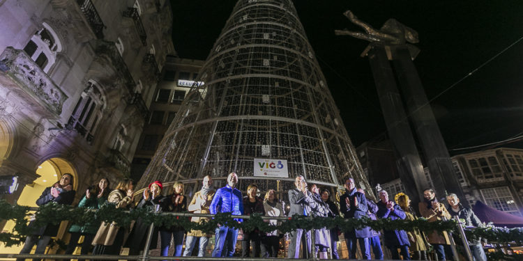 Vigo apagará su encendido navideño este domingo con un acto sencillo y limitado