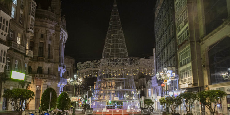 Vigo apaga su Navidad más triste