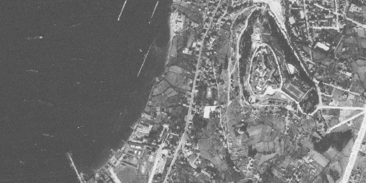 Vigo, en las imágenes aéreas del Vuelo Americano de 1946 y 1956