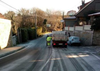 El frío polar pone a Vigo bajo cero