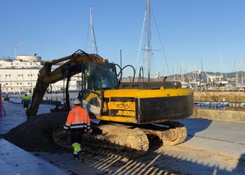 Comienzan las obras para reformar el paseo de As Avenidas, que se prolongarán hasta octubre