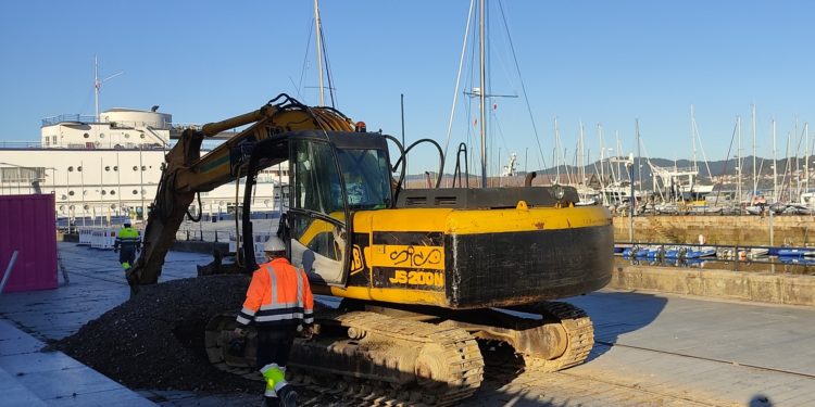 Comienzan las obras para reformar el paseo de As Avenidas, que se prolongarán hasta octubre