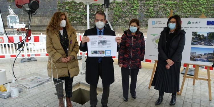Vigo inicia la reforma de la Praza de la Estación y ya piensa en recuperar la balaustrada de Jenaro de la Fuente