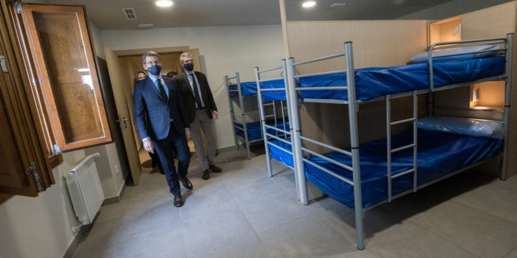 El albergue de peregrinos de Vigo, prácticamente listo para su apertura