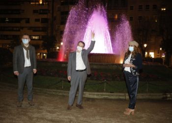 Más luz y color para una fuente histórica de Vigo