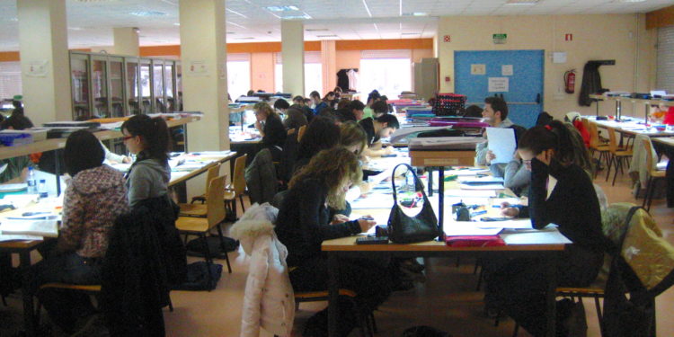 Así eran las bibliotecas