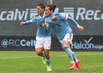 El Celta B remonta con uno menos y escala al segundo puesto de la tabla