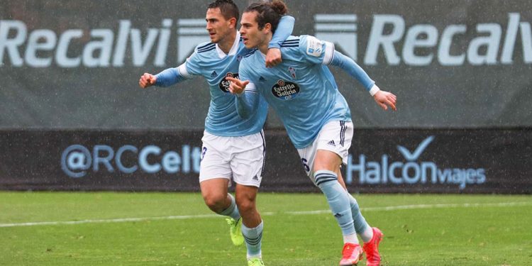 El Celta B remonta con uno menos y escala al segundo puesto de la tabla