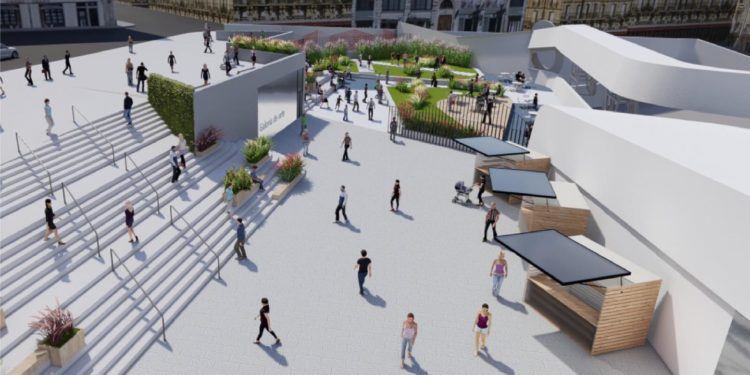 El derribo de la terminal provisional de Urzaiz comenzará en marzo y el nuevo acceso será desde Vía Norte