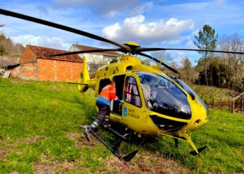 Un hombre fallece tras ser alcanzado por un árbol en Mondariz