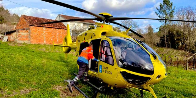 Un hombre fallece tras ser alcanzado por un árbol en Mondariz