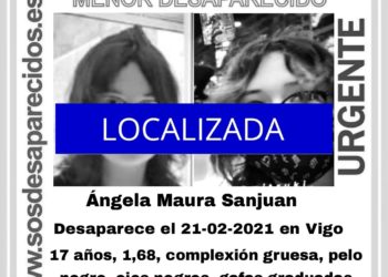 Localizada la menor de edad desaparecida en Vigo