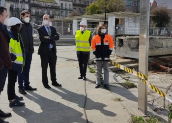 Las obras del paseo de As Avenidas avanzan “a buen ritmo”
