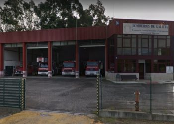 Un rayo provoca un incendio en el garaje de una vivienda de Soutomaior
